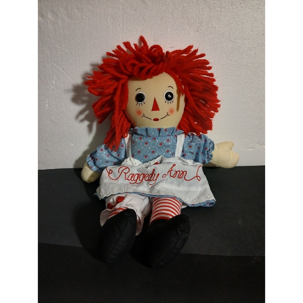 Hasbro Raggedy Ann Doll By Aurora 16" Preloved Great Condition Clean 2024